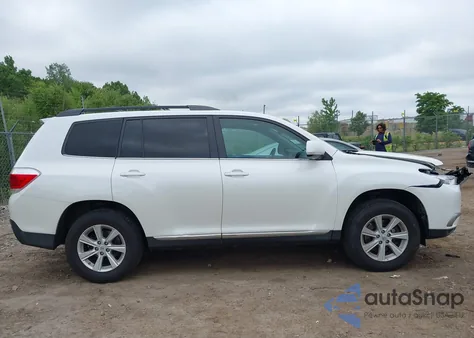 2012 Toyota Highlander Se V6 from USA, damaged, VIN 5TDBK3EH2CS139485